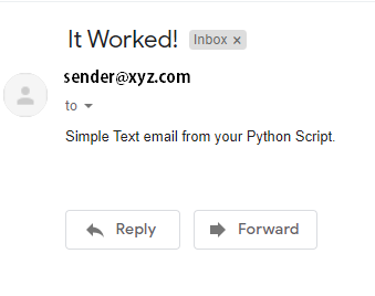 python send email smtp