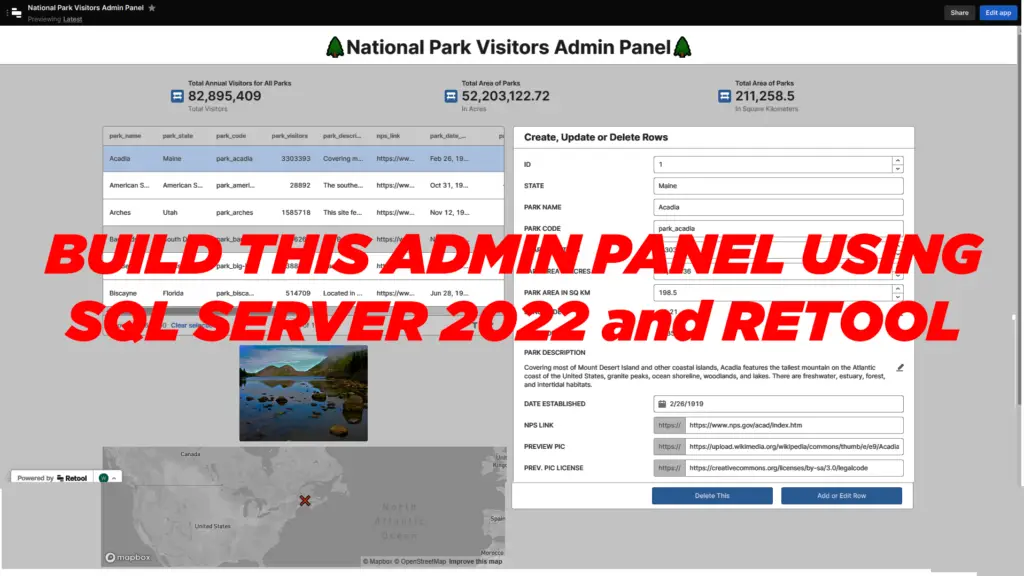 Build An Admin Panel in Retool with SQL Server Database