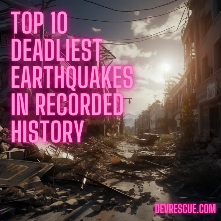 Worst earthquake ever death toll