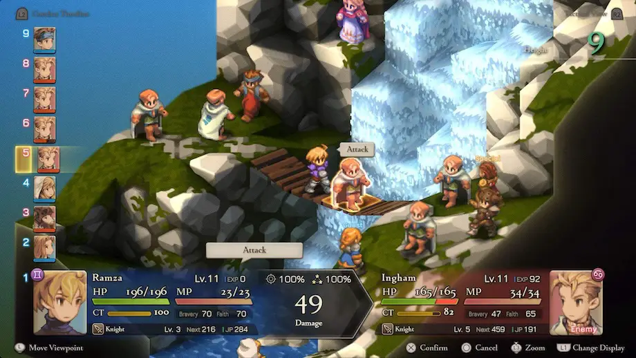 Final Fantasy Tactics: The Ivalice Chronicles Thrilling Turned Based Tactical Combat